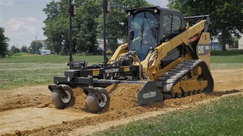 skid steer laser leveler|skid steer ground leveler attachments.